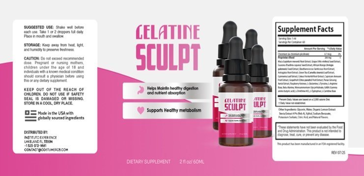 Gelatine Sculpt Ingredients